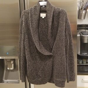 💕HINGE💕 Knit Shawl Collar Oversized Cardigan